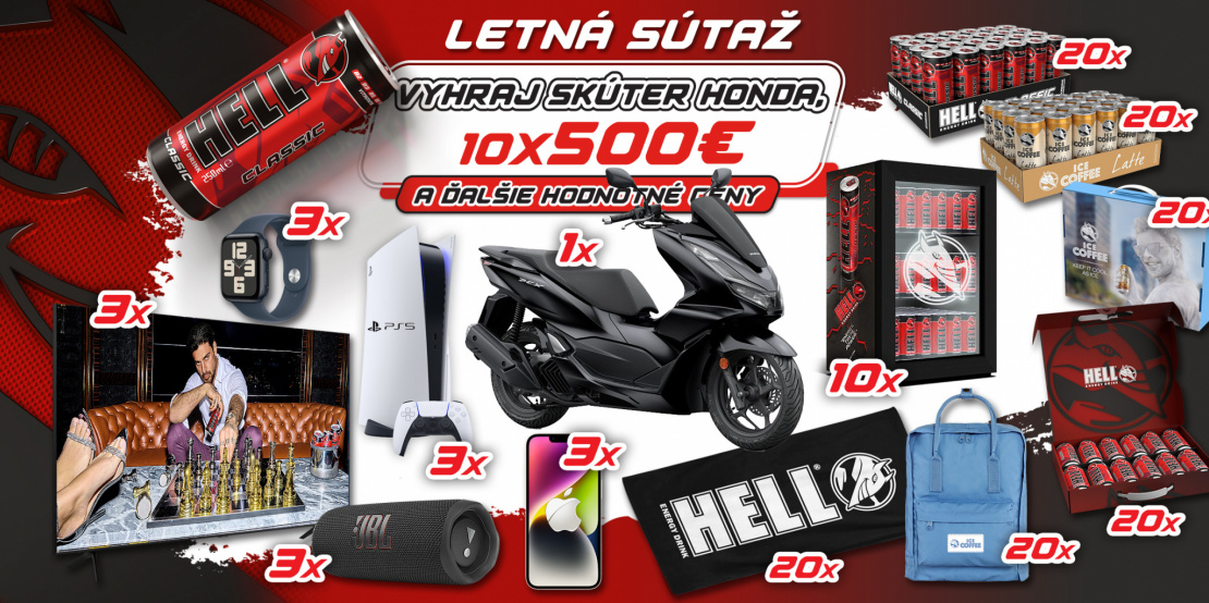 Letná súťaž Letná súťaž s HELL ENERGY 2024
